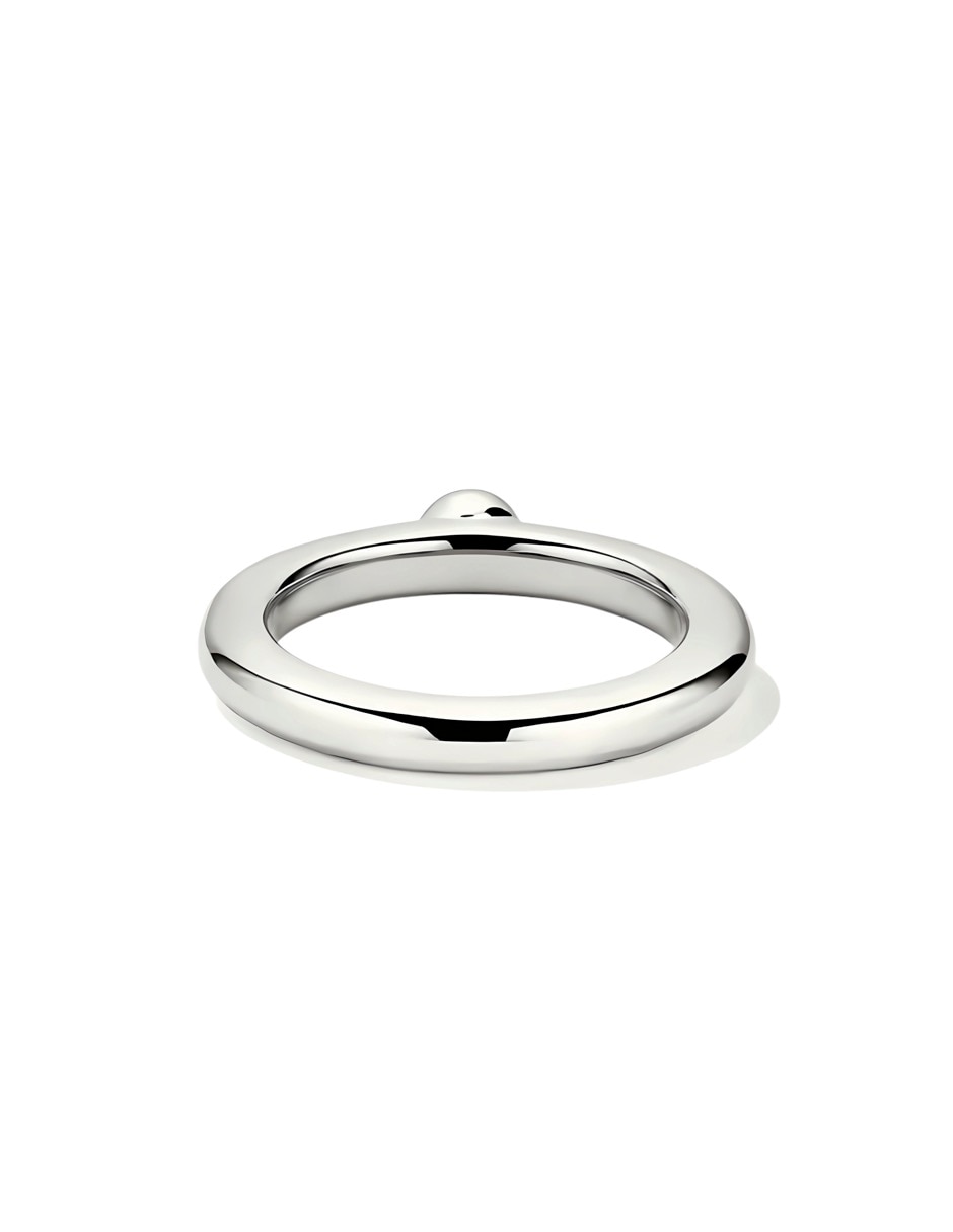 Anillo con gema p 925 de plata circonita brillante 3