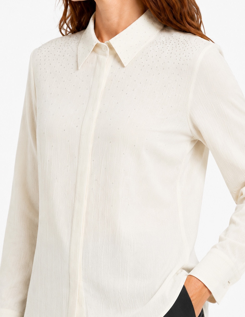 Blusa manga larga para mujer 4