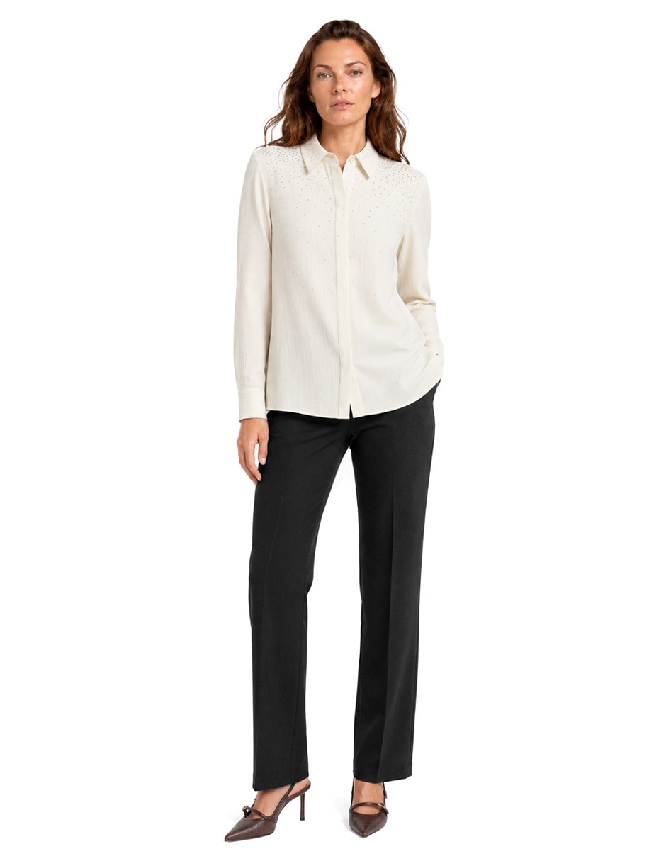 Blusa manga larga para mujer 6