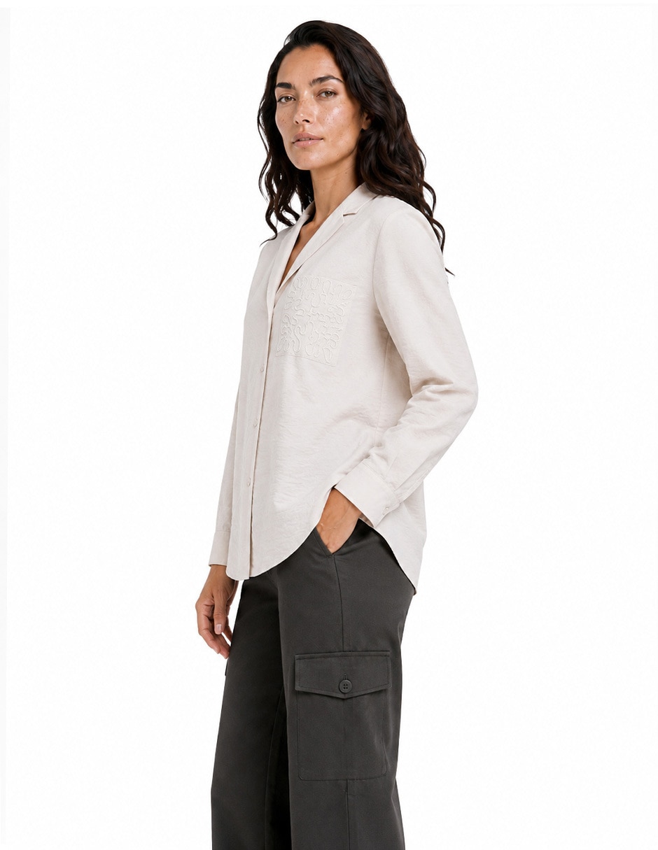 Blusa manga larga para mujer 3
