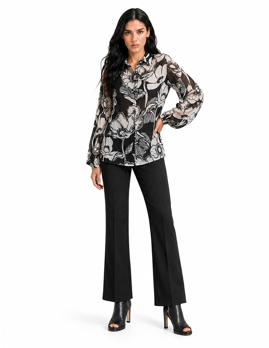 Blusa manga larga para mujer 6