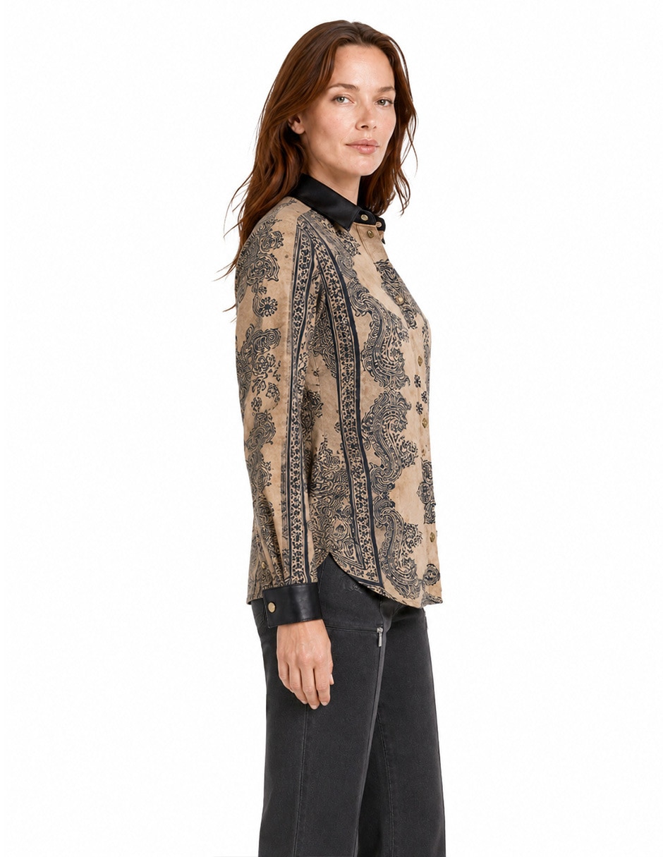 Blusa manga larga para mujer 3