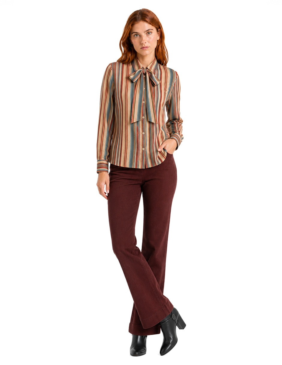 Blusa manga larga para mujer 6