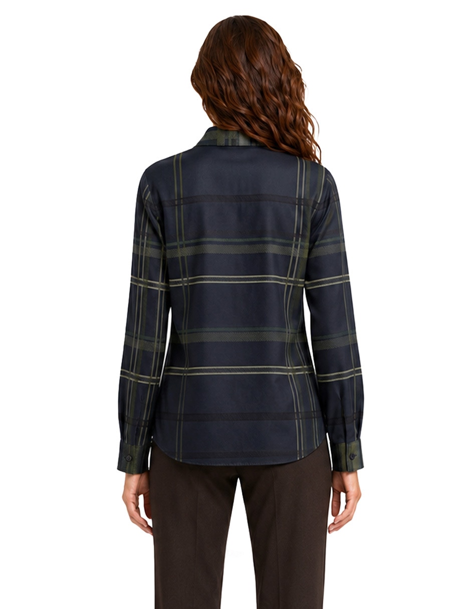 Blusa manga larga para mujer