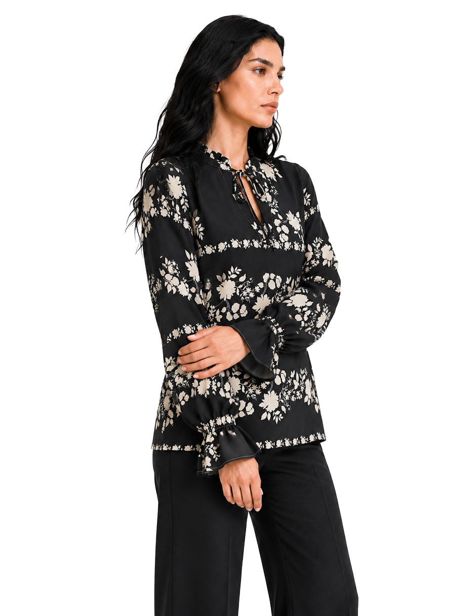 Blusa manga larga para mujer 3