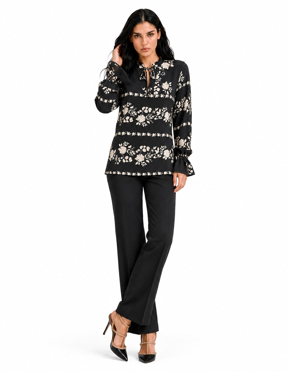 Blusa manga larga para mujer 6