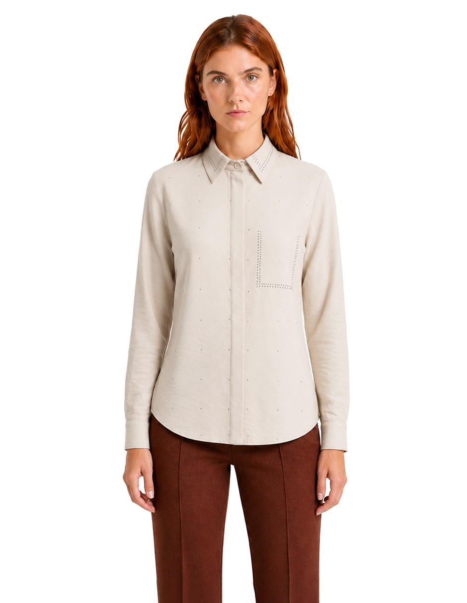 Blusa Adolfo Dominguez manga al codo para mujer Blusa Adolfo Dominguez manga al codo para mujer