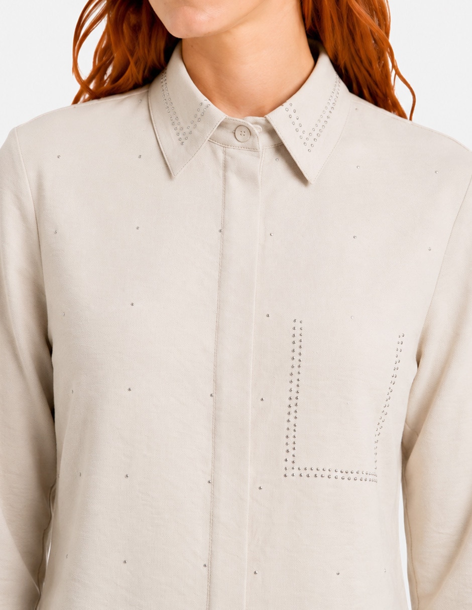 Blusa Adolfo Dominguez manga al codo para mujer 4