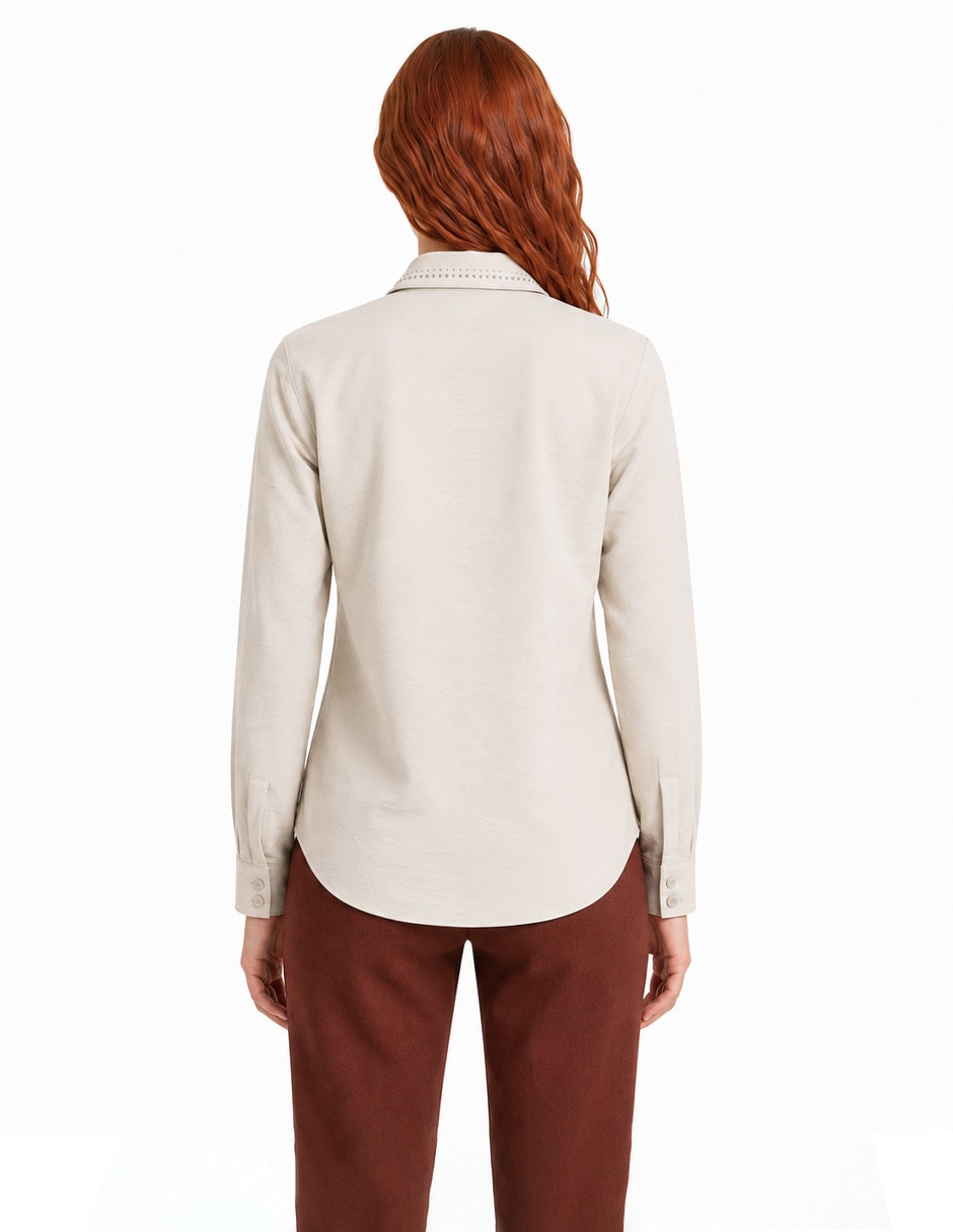 Blusa Adolfo Dominguez manga al codo para mujer 2