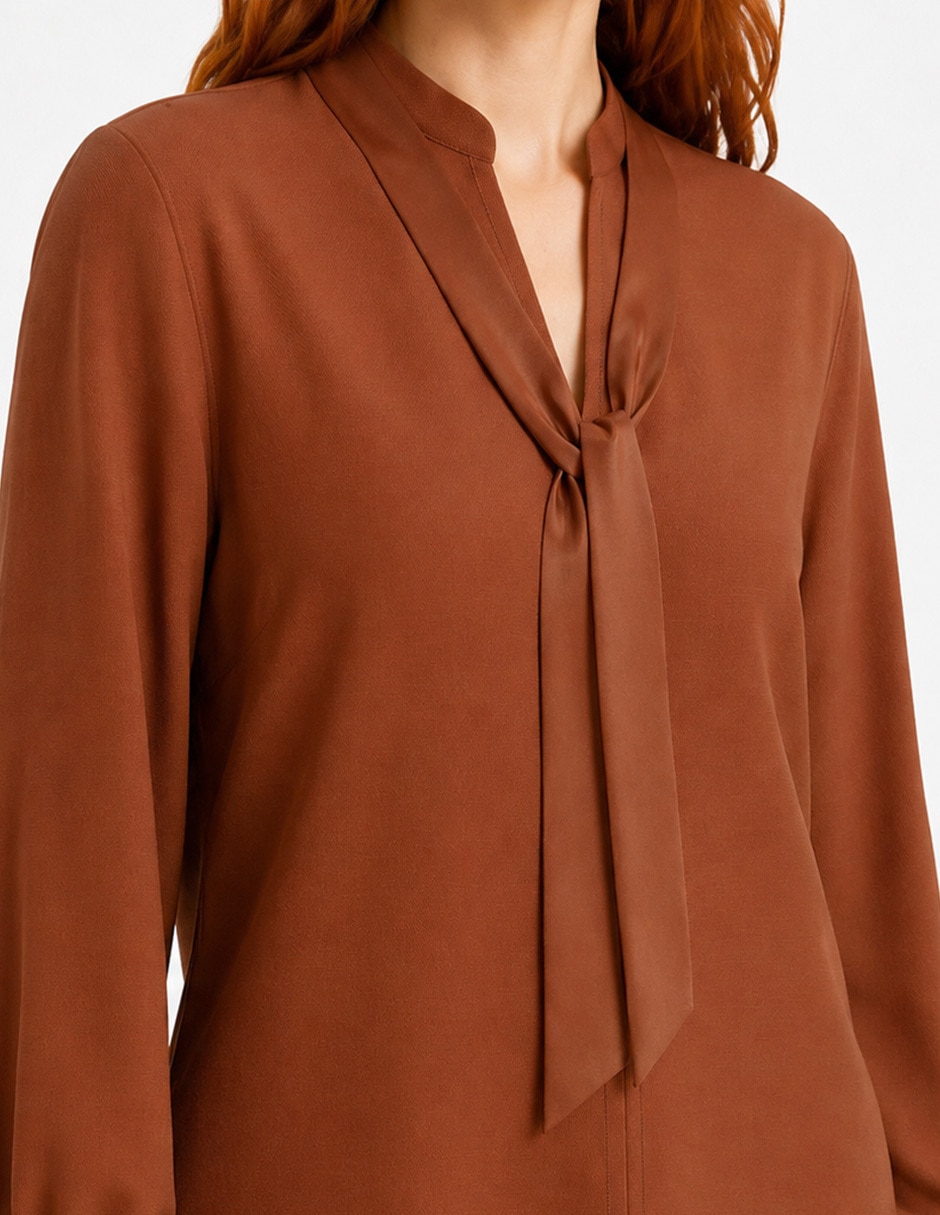 Blusa manga larga para mujer 4