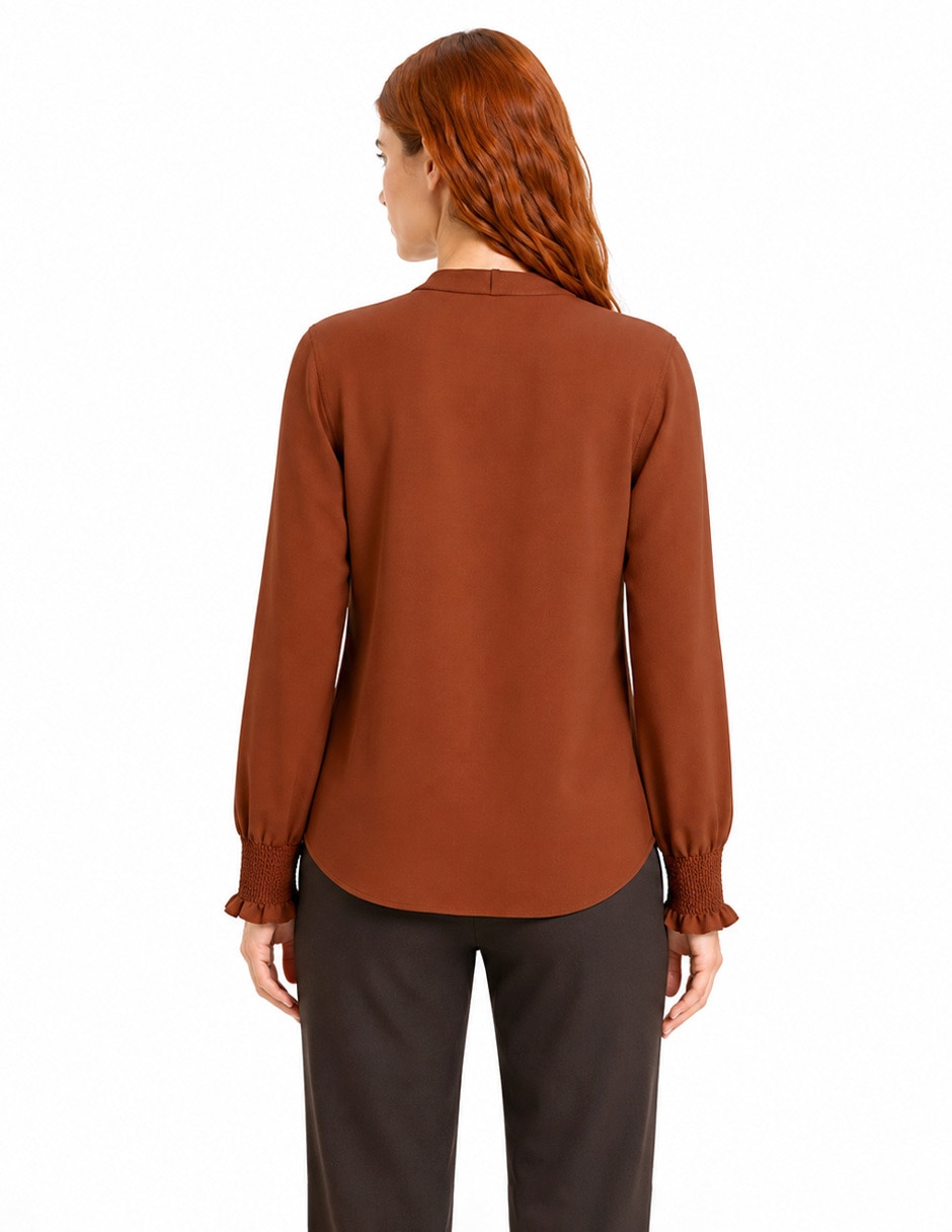 Blusa manga larga para mujer 6