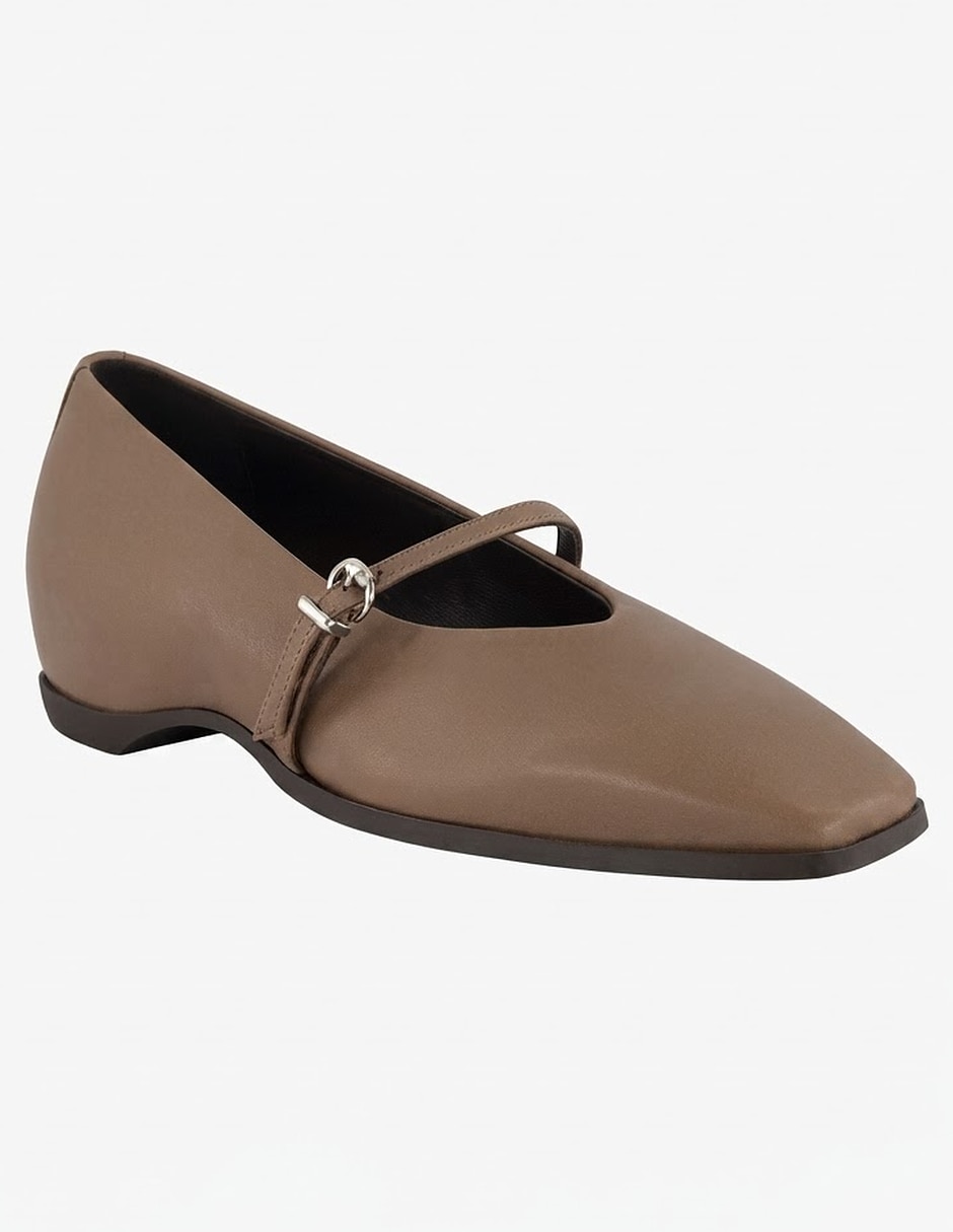 Calcetín mary jane de piel para mujer Calcetín mary jane de piel para mujer