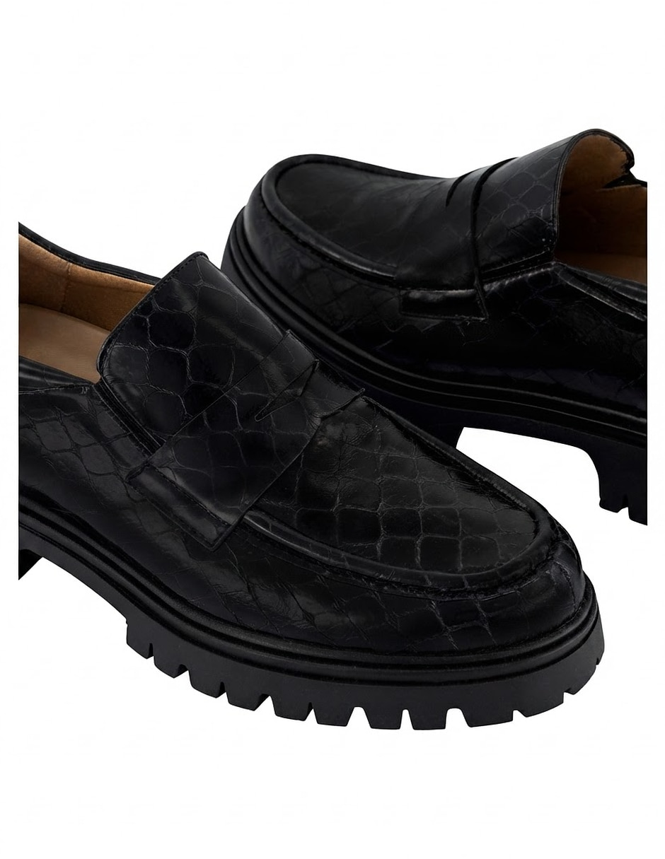 Mocasín de piel para mujer 4