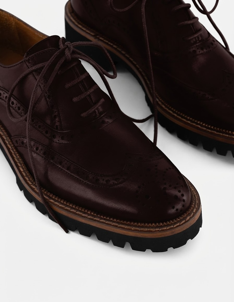 Mocasín de piel para mujer 4