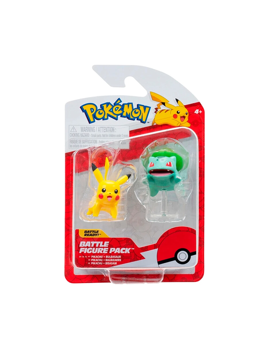 Figura de colección Pokémon Bulbasaur Collectors 2 en 1