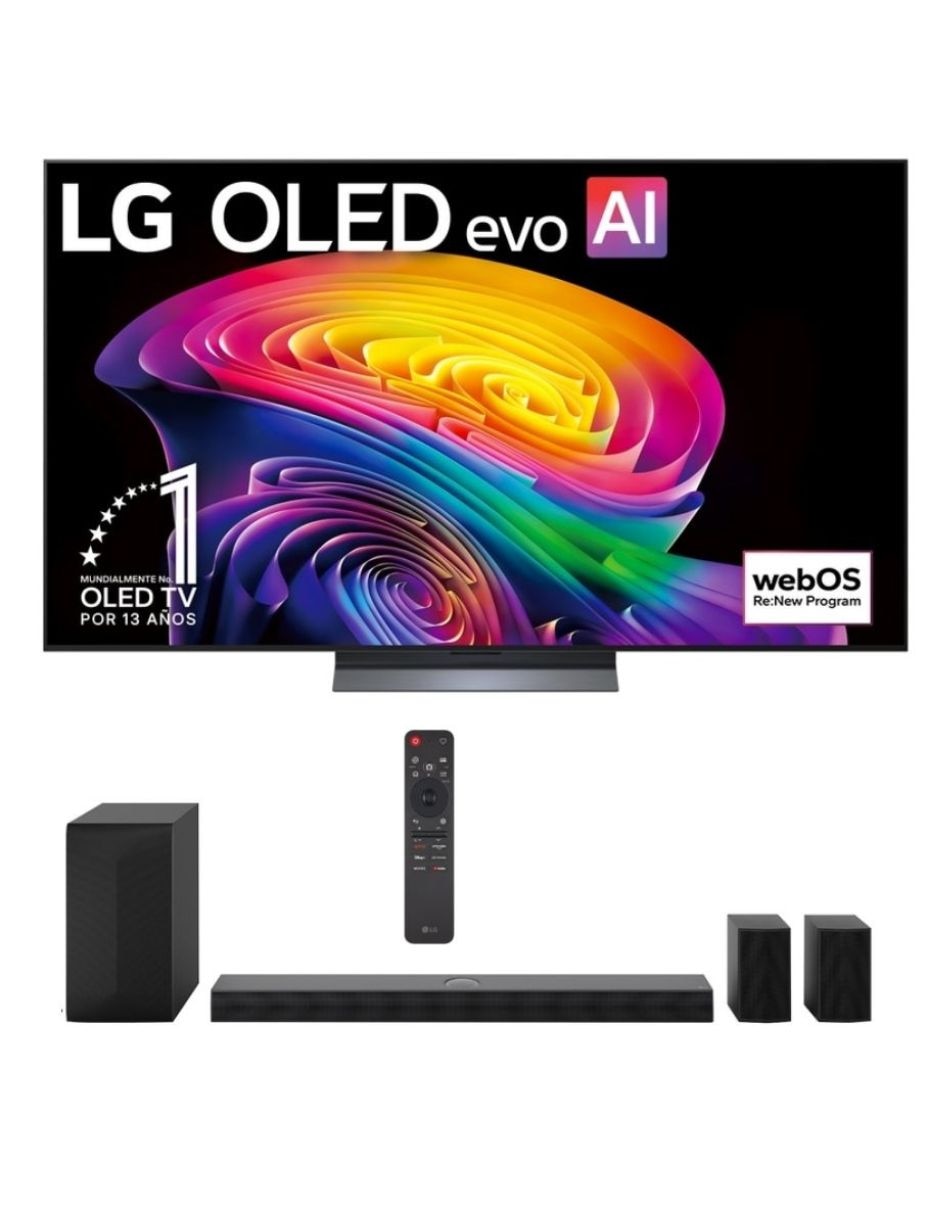 Pantalla Smart tv oled de 4k/uhd Oled77C6ob con webos con ai sound