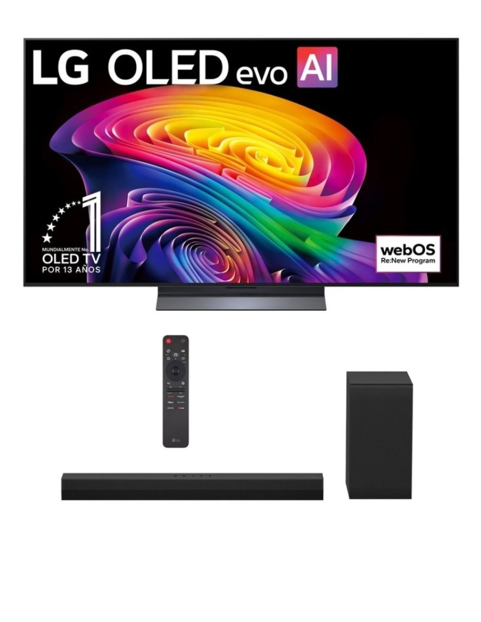 Pantalla Smart tv Oled de 4k/uhd Oled77C6ob con webos con ai sound