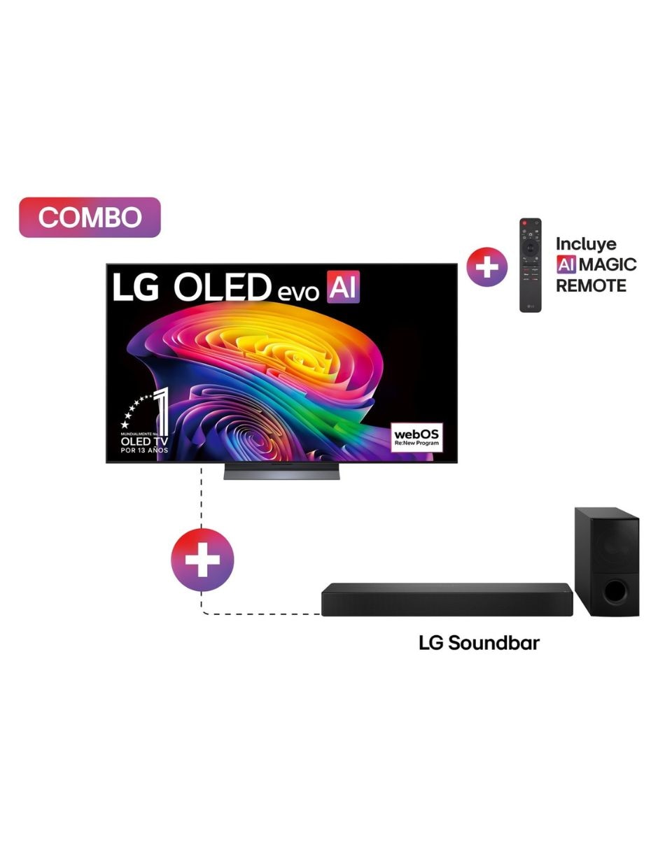 Pantalla Smart tv Oled de 4k/uhd Oled65C6ob con webos con ai sound