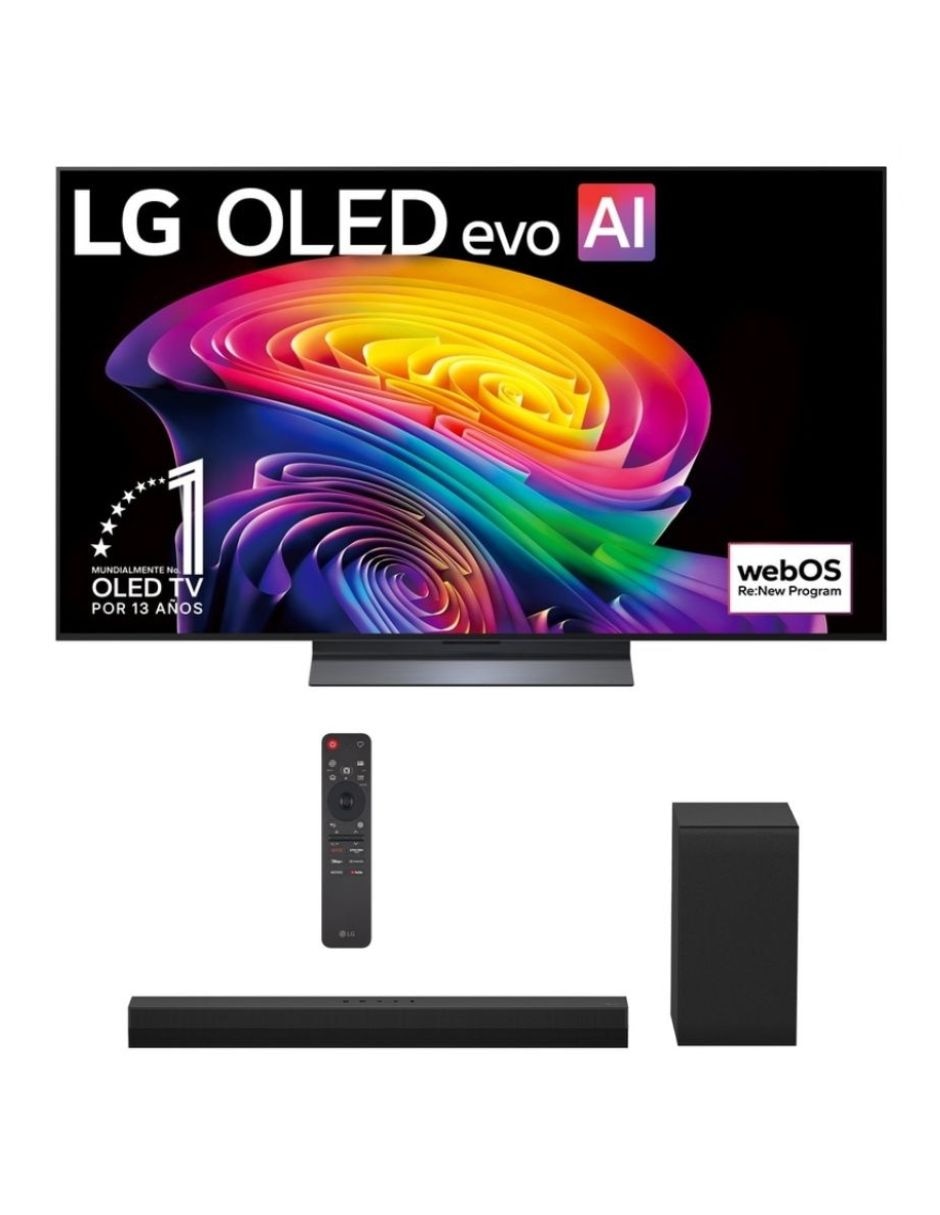 Pantalla Smart tv Oled de 4K/uhd oled55C6ob con webos con ai sound