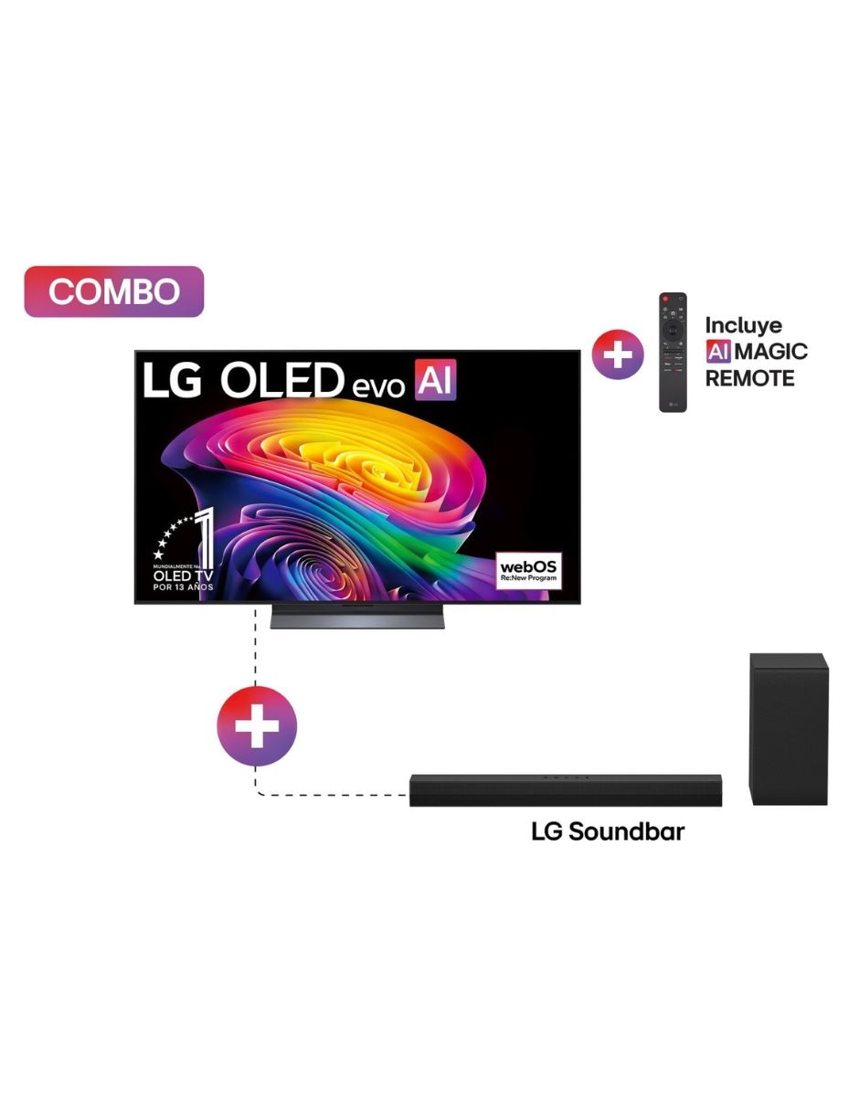 Pantalla Smart tv Oled de 4K/uhd oled55C6ob con webos con ai sound