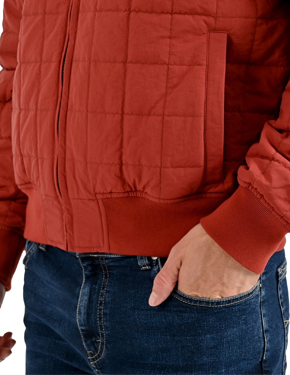 Chamarra casual con bolsillos para hombre 2