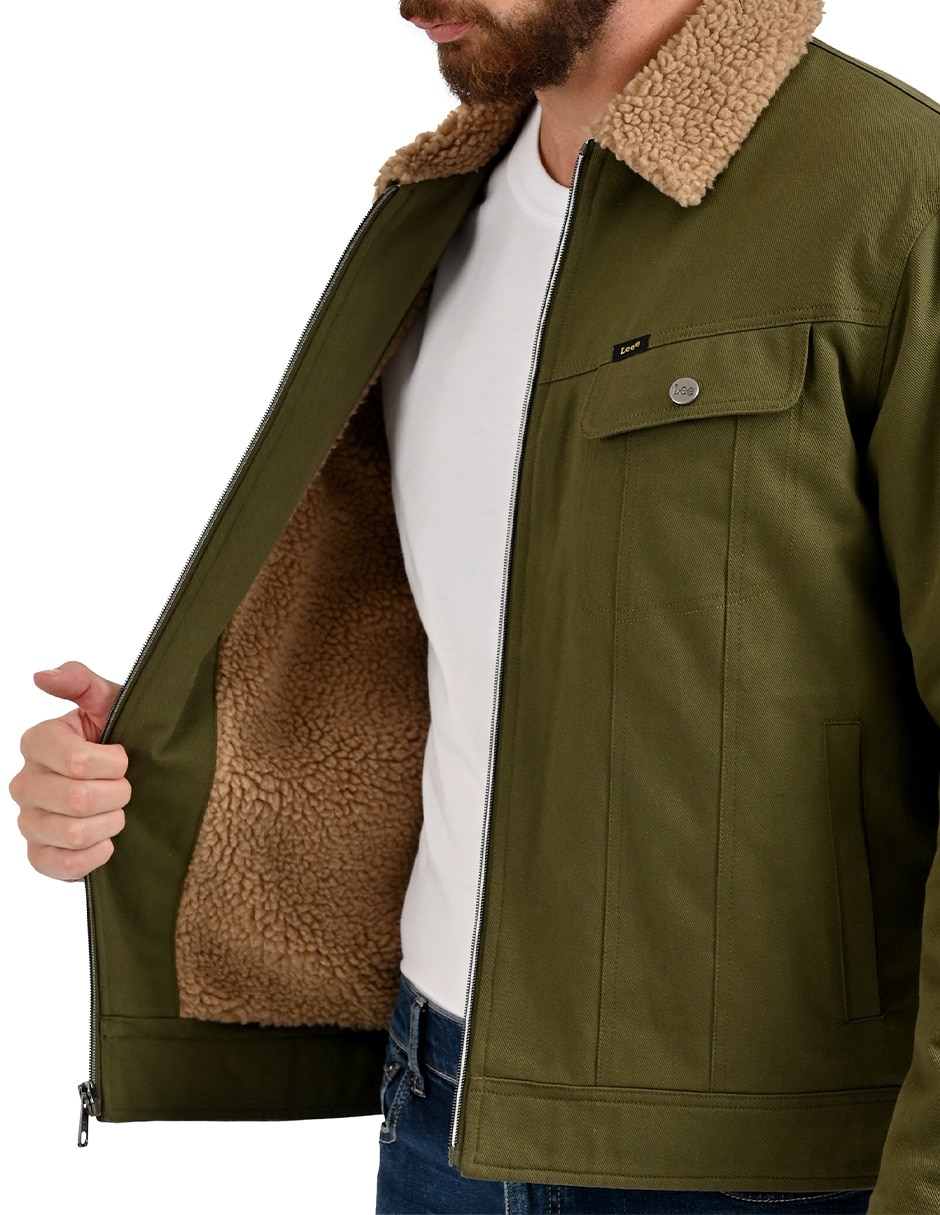 Chamarra casual con bolsillos para hombre 6