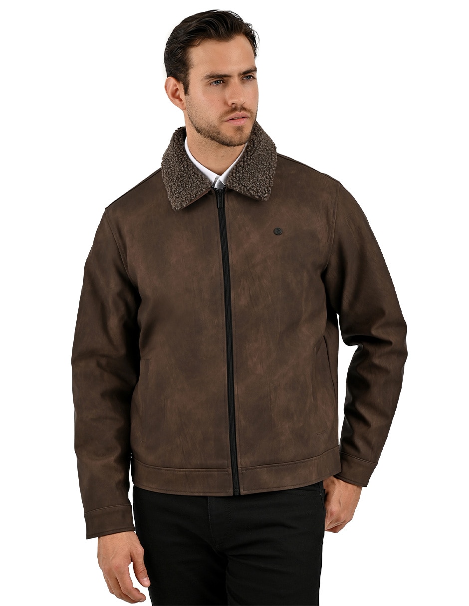 Chamarra casual con bolsillos para hombre Chamarra casual con bolsillos para hombre