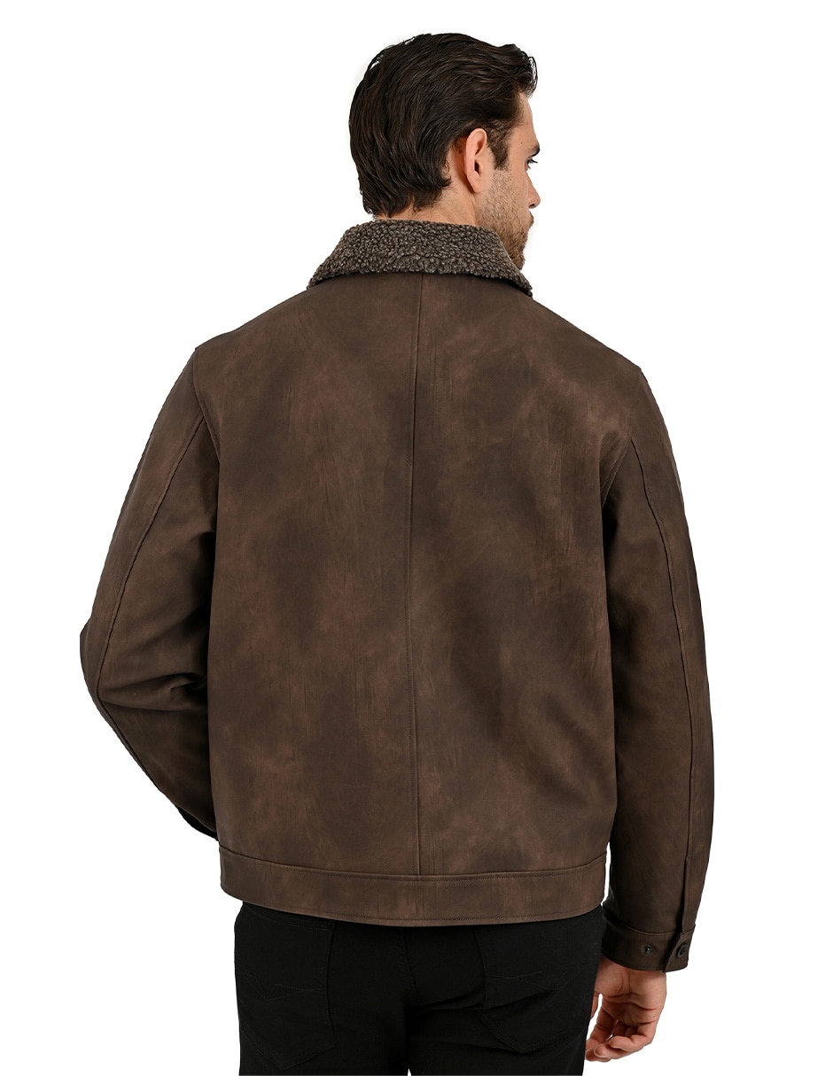 Chamarra casual con bolsillos para hombre 6