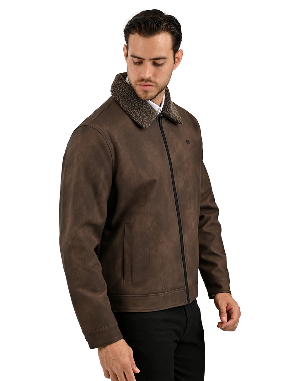 Chamarra casual con bolsillos para hombre 5