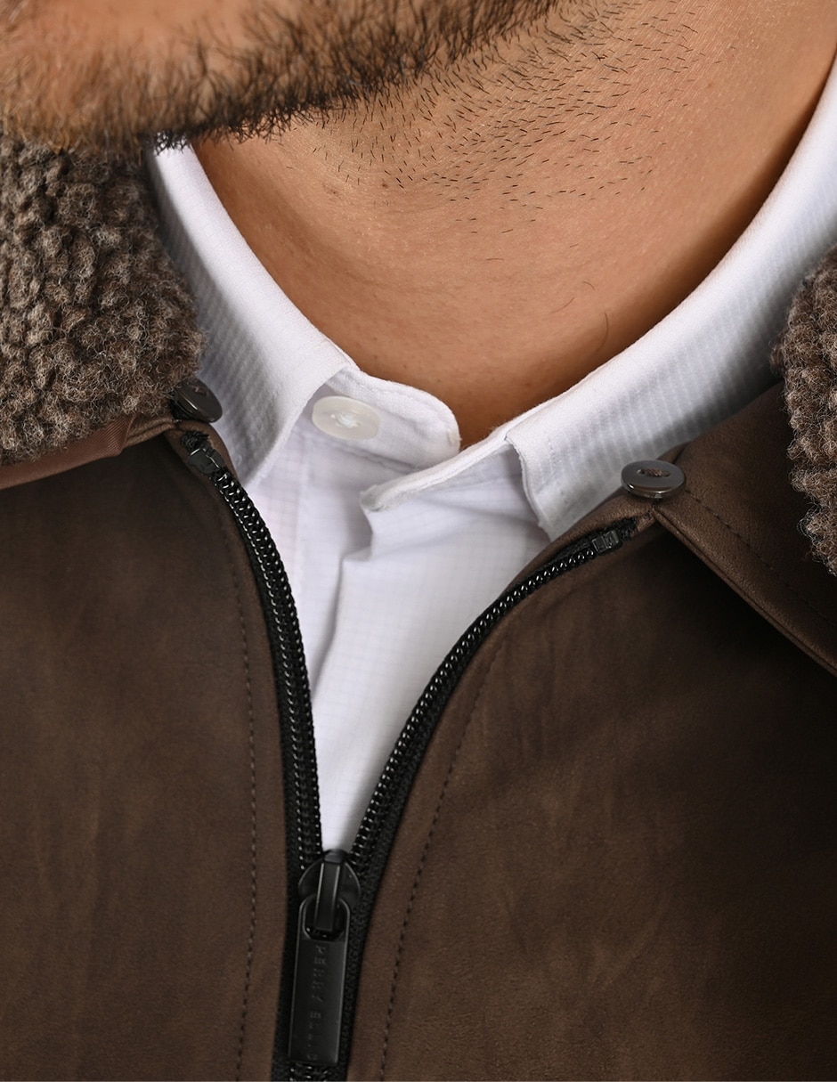 Chamarra casual con bolsillos para hombre 3