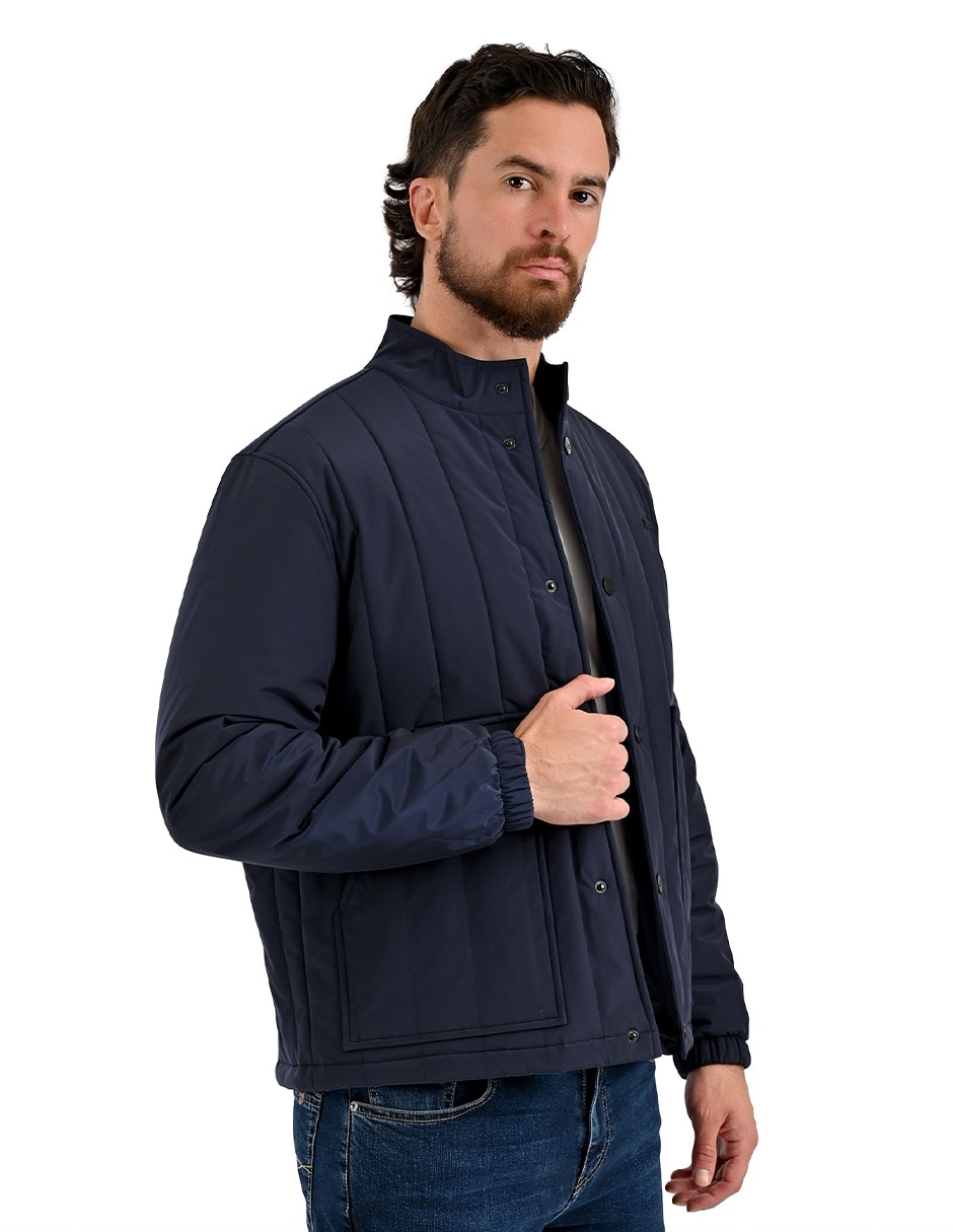 Chamarra casual con bolsillos para hombre 3