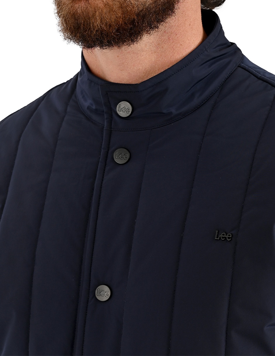 Chamarra casual con bolsillos para hombre 2
