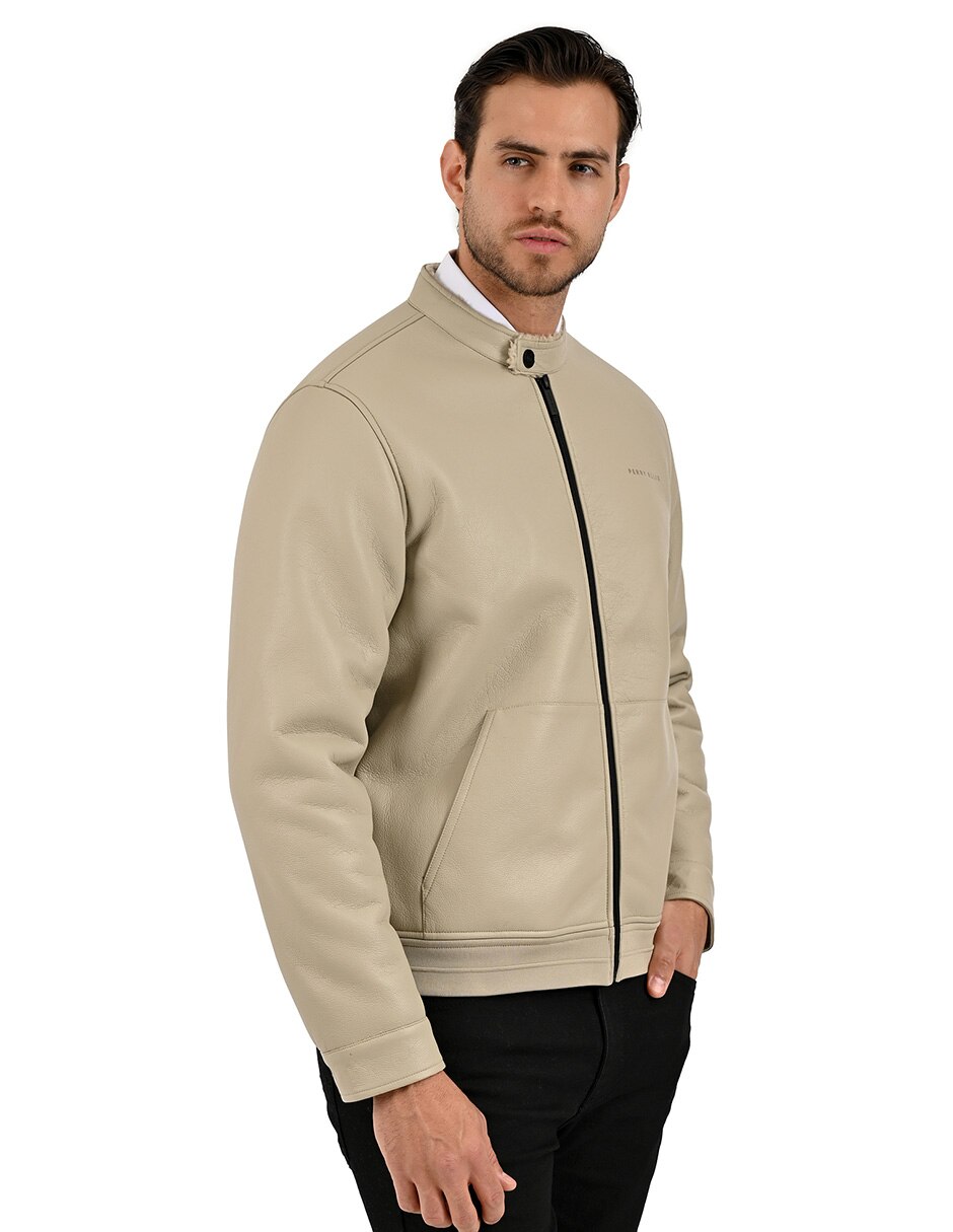 Chamarra casual con bolsillos para hombre 4