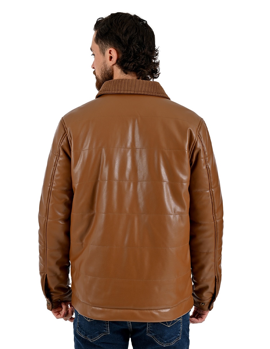 Chamarra casual con bolsillos para hombre 6