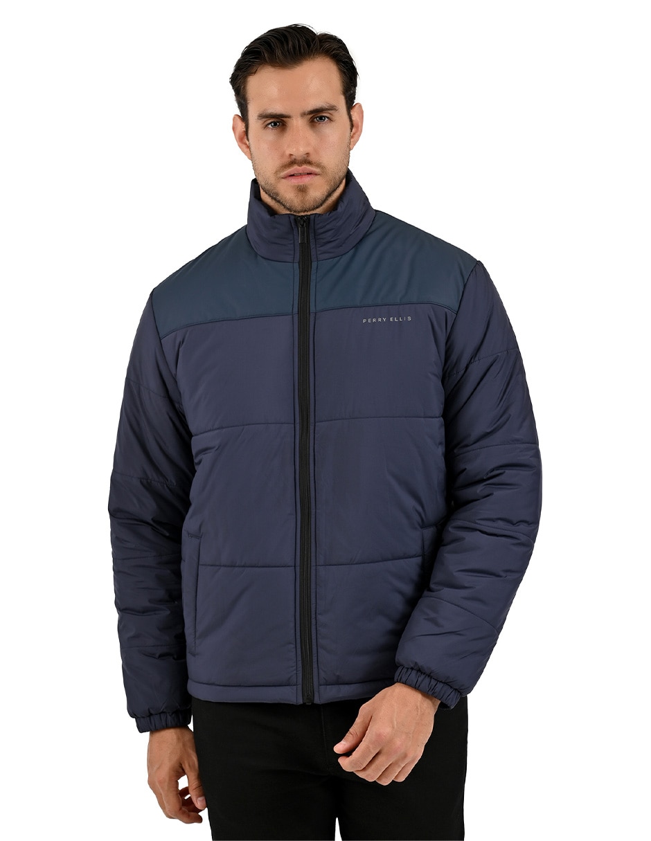 Chamarra casual con bolsillos para hombre Chamarra casual con bolsillos para hombre