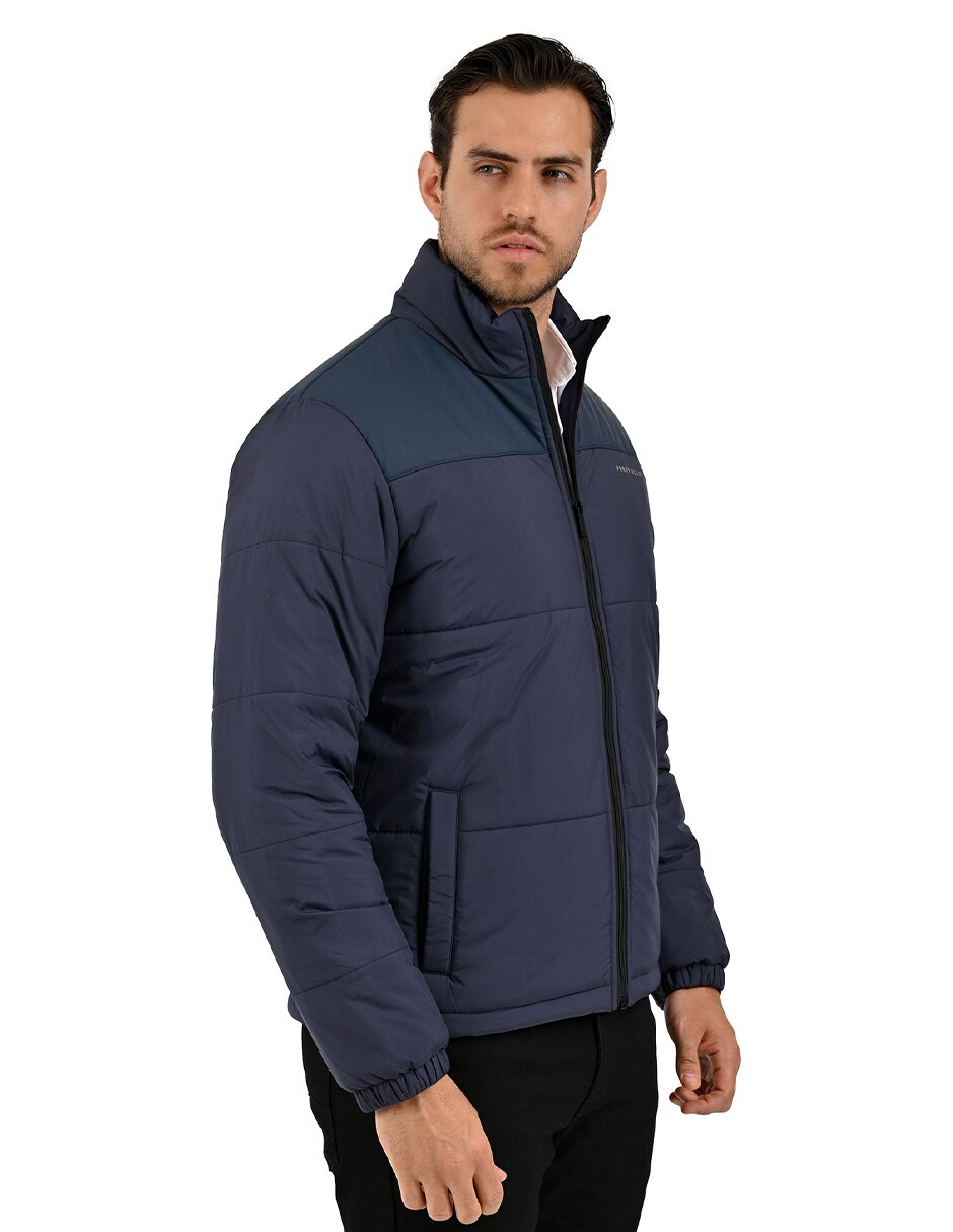 Chamarra casual con bolsillos para hombre 4