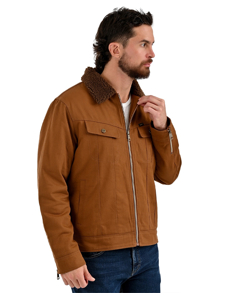 Chamarra casual con bolsillos para hombre 5