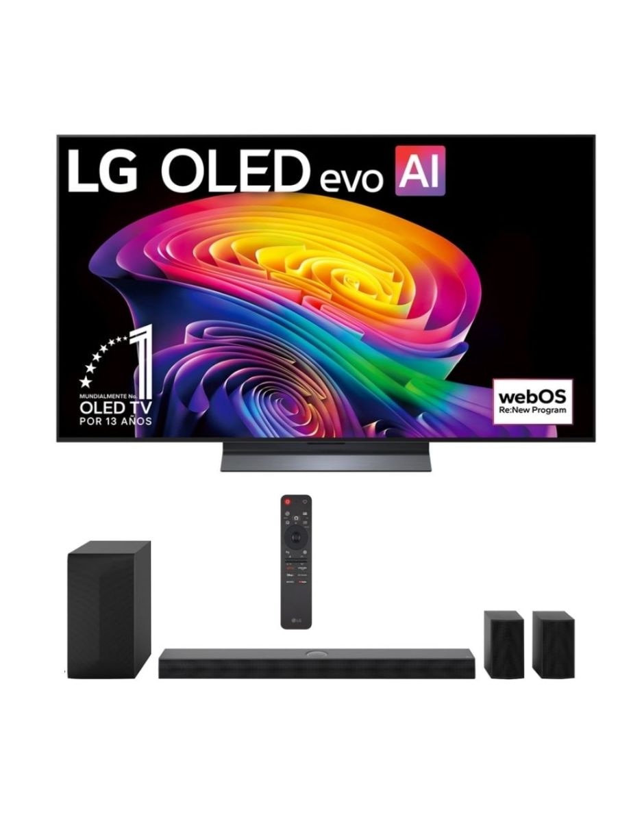 Pantalla Smart TV OLED de 65 pulgadas 4K OLED65C6OB.S70TR con WebOS con AI Sound