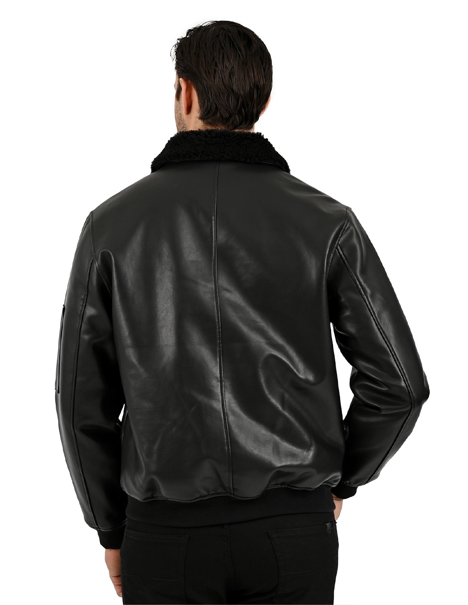 Chamarra casual con bolsillos para hombre 5