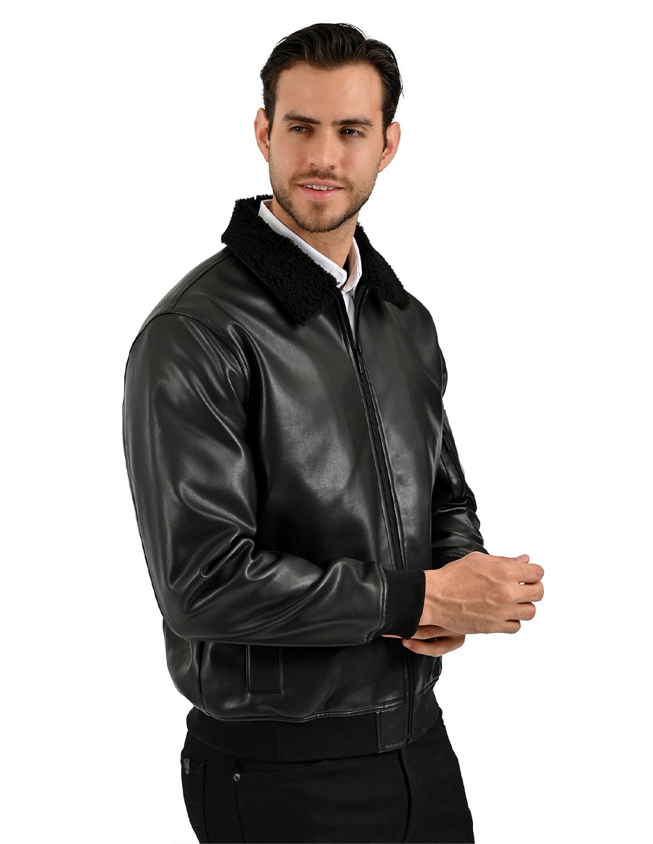 Chamarra casual con bolsillos para hombre 4