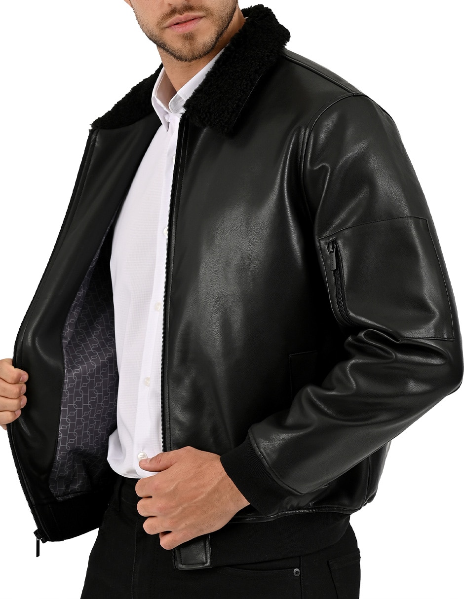 Chamarra casual con bolsillos para hombre 3