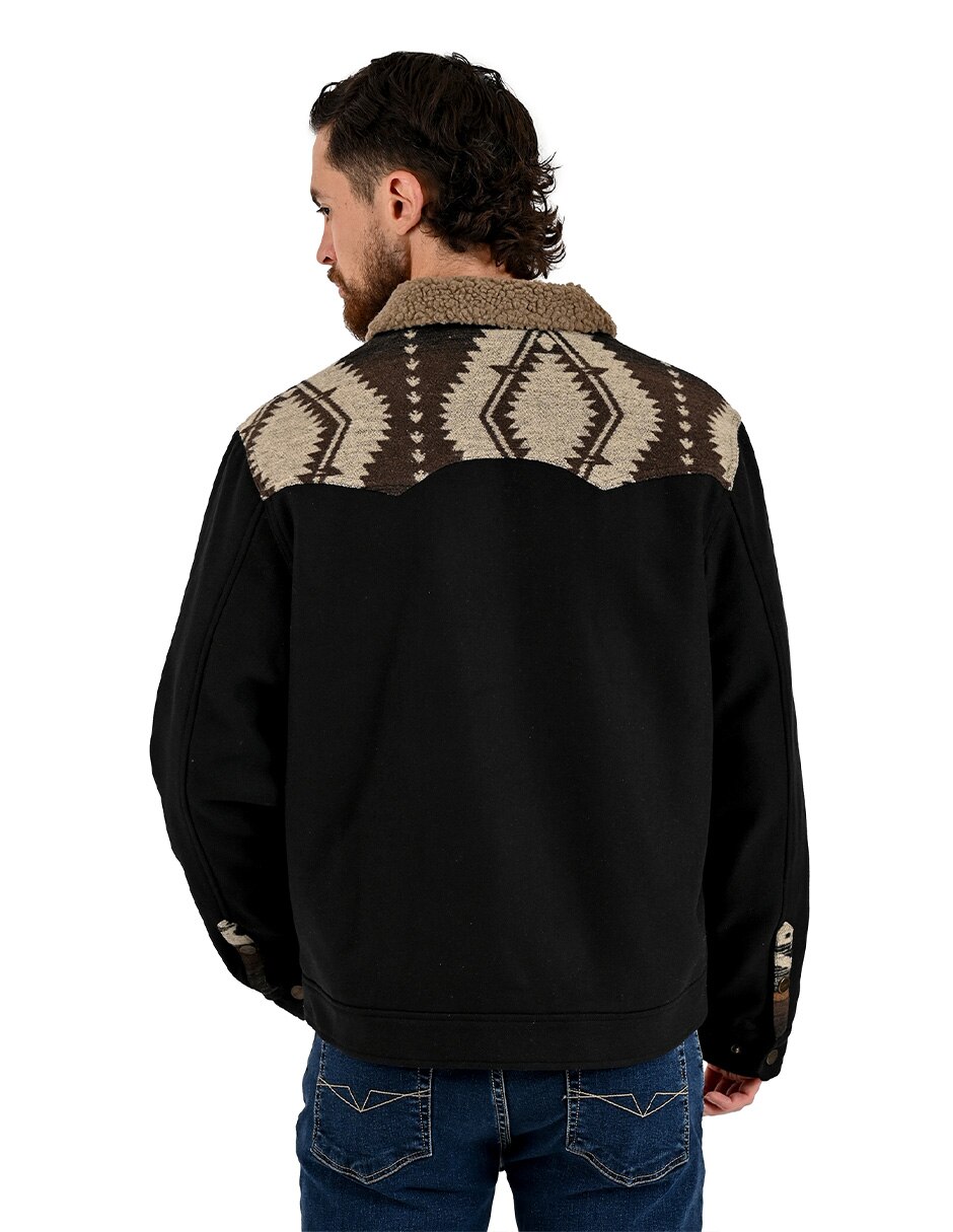 Chamarra casual con bolsillos para hombre 5