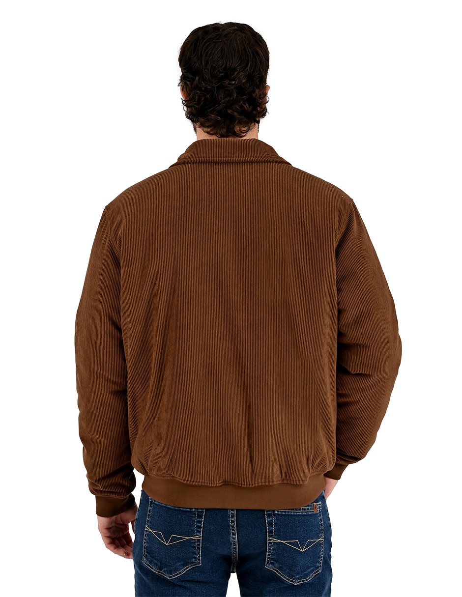 Chamarra casual con bolsillos para hombre 5