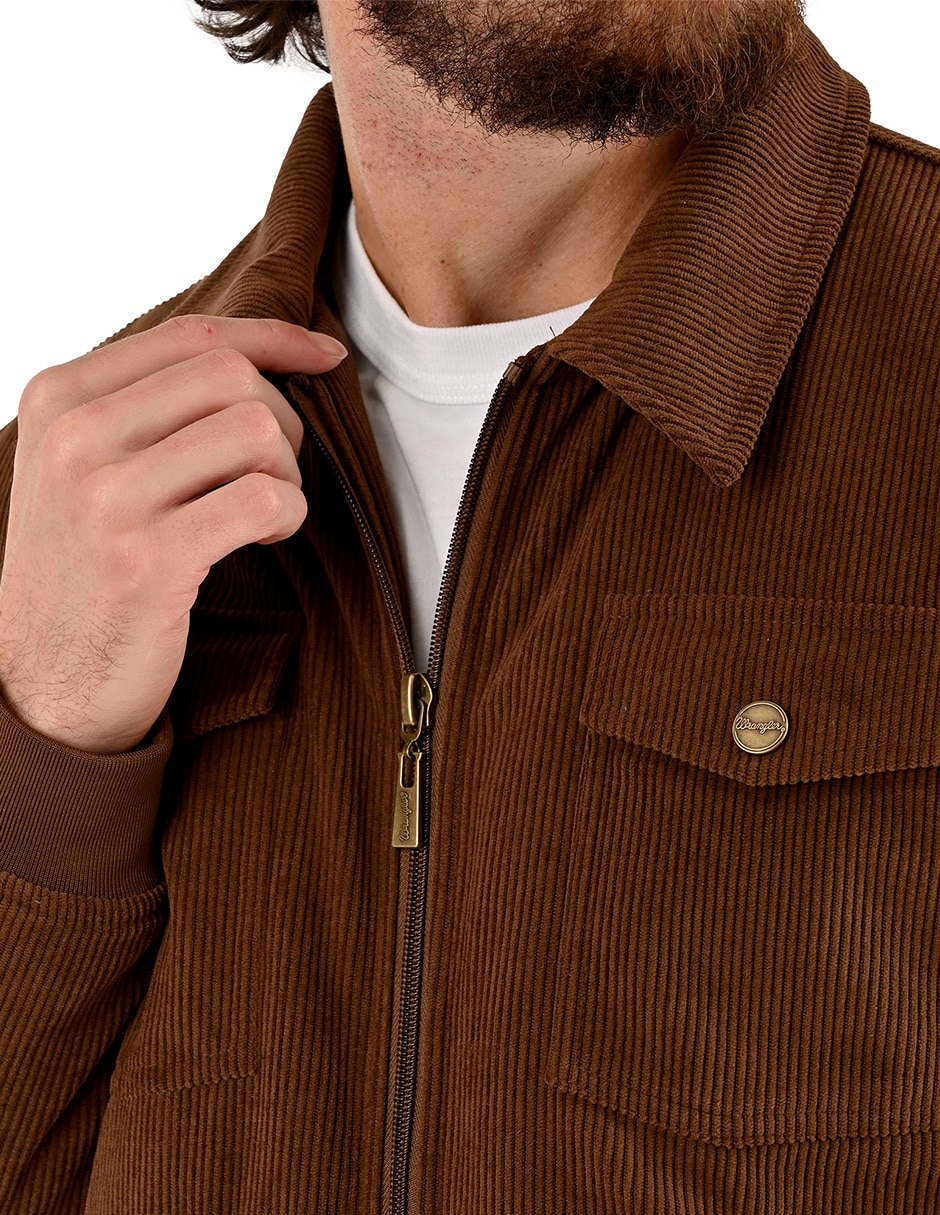 Chamarra casual con bolsillos para hombre 6