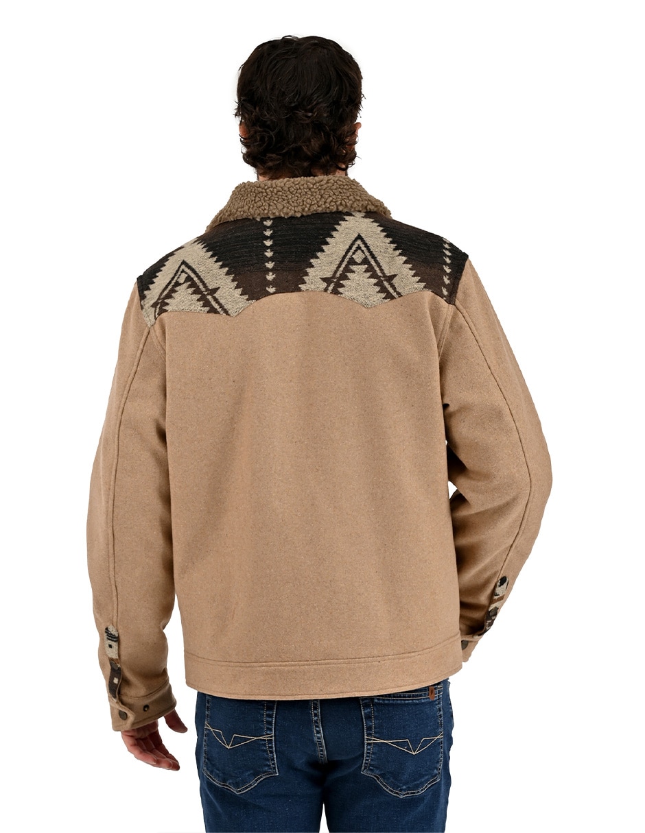 Chamarra casual con bolsillos para hombre 5