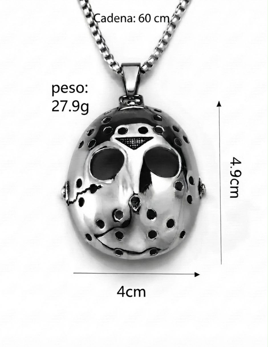 Collar con dije de acero inoxidable