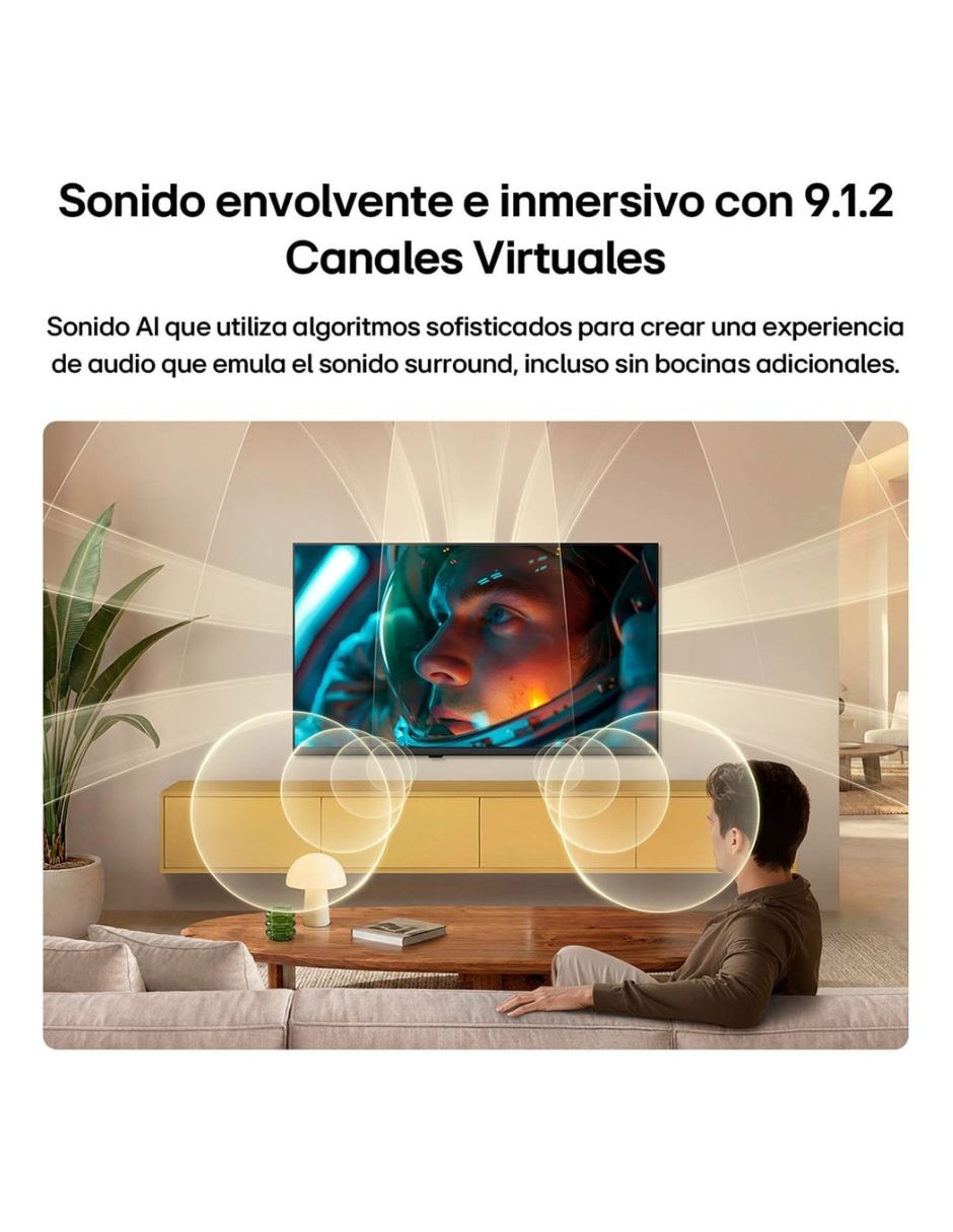 Pantalla Smart TV LED de 32 pulgadas HD 32LB660BPSB con WebOS con AI Sound 9