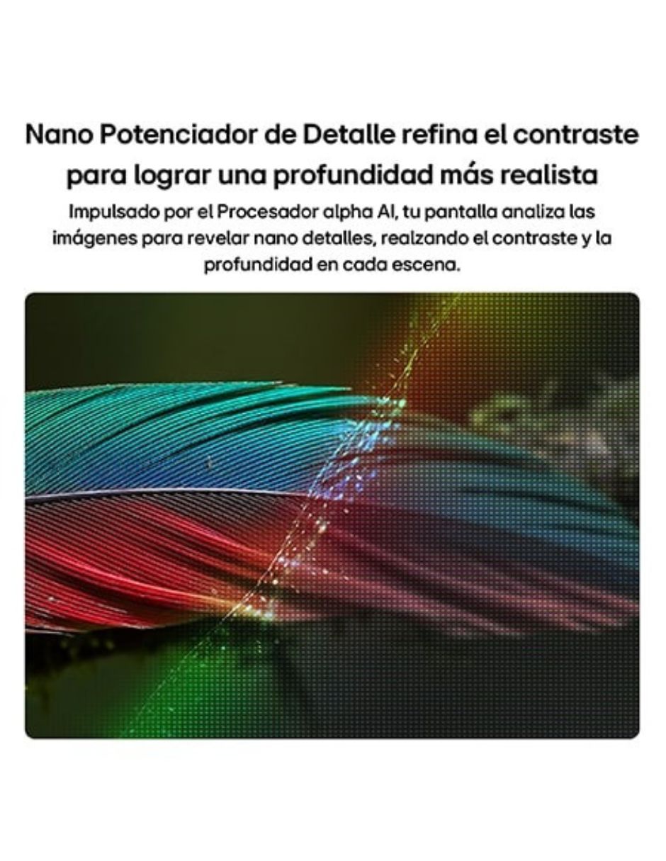 Pantalla Smart TV NanoCell de 43 pulgadas 4K/UHD 43NU800BPSC con WebOS con AI Sound 3
