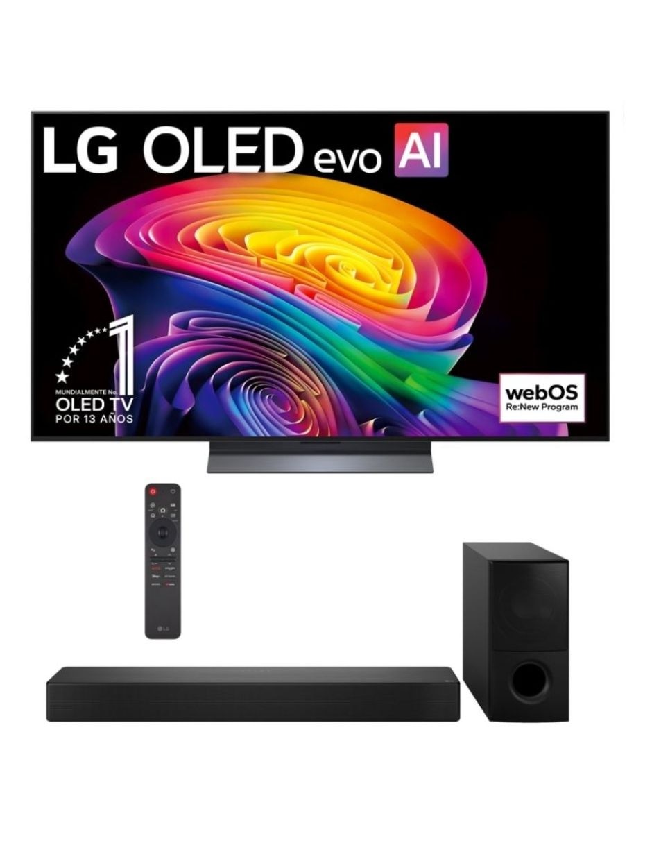 Pantalla Smart TV OLED de 55 pulgadas 4K OLED55C6OB.SH5A con WebOS con AI Sound