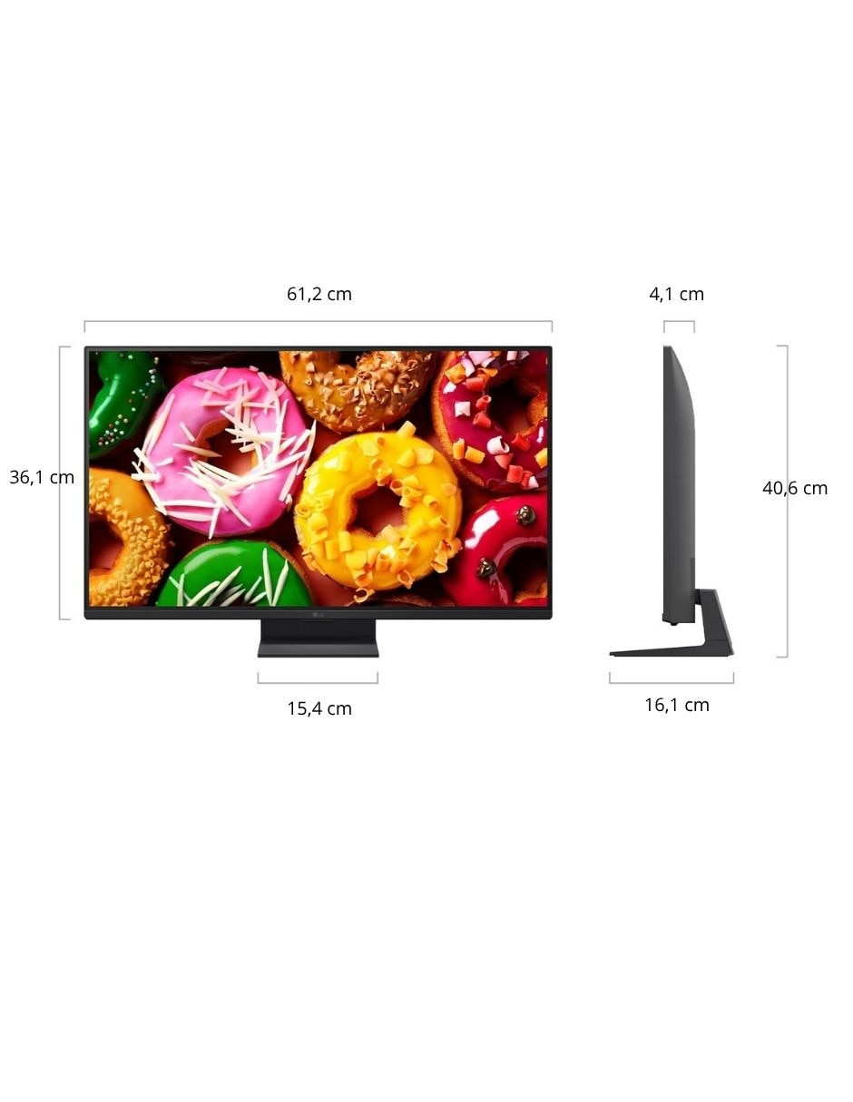 Pantalla Smart TV LED de 27 pulgadas HD 27LB7000PSA con WebOS con AI Sound 10